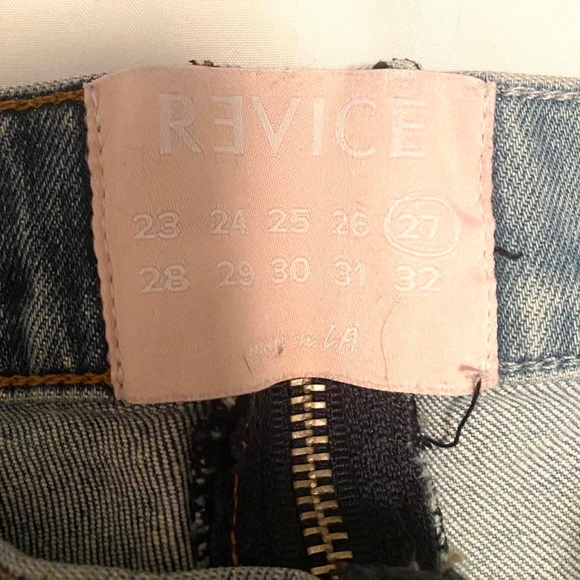 ❤️‍🔥❤️‍🔥REVICE DENIM YIN YANG CROPS in TOKYO WASH❤️‍🔥❤️‍🔥 - Picture 4 of 4